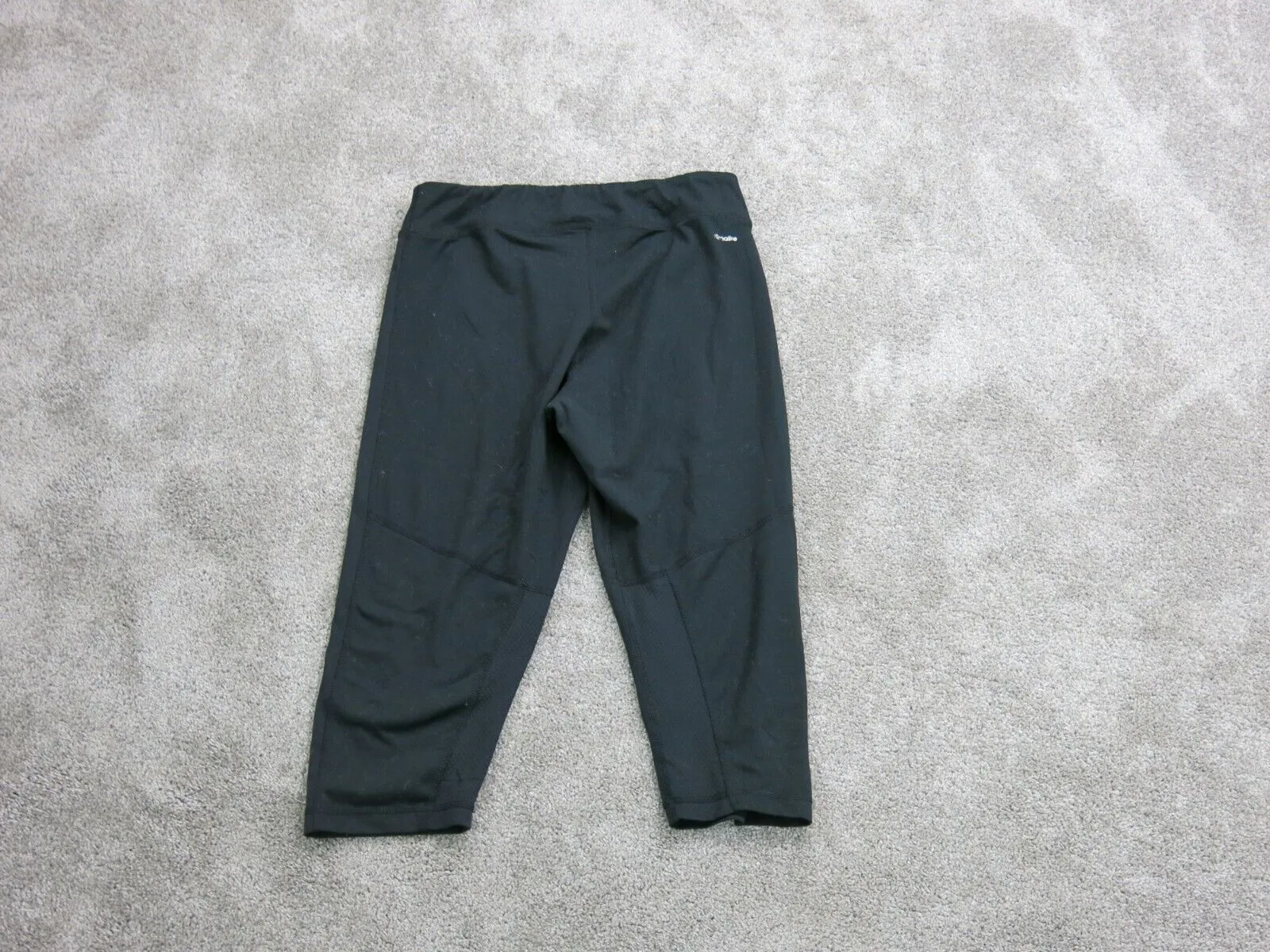 Adidas Womens Capri Leggings Pant Climalite Running Training Black  Size Medium