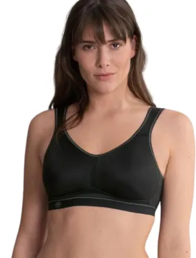 Anita Vivana Active Wire Free Sports Bra Black | Black Mastectomy Sports Bras