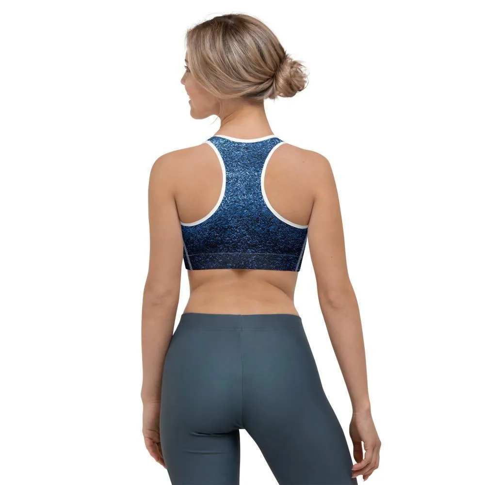 Azure Sports Bra