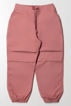 Balloon Leg Cargo Jogger Dusty Pink