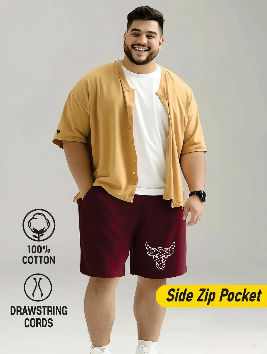 Bull Cotton Plus Size Shorts