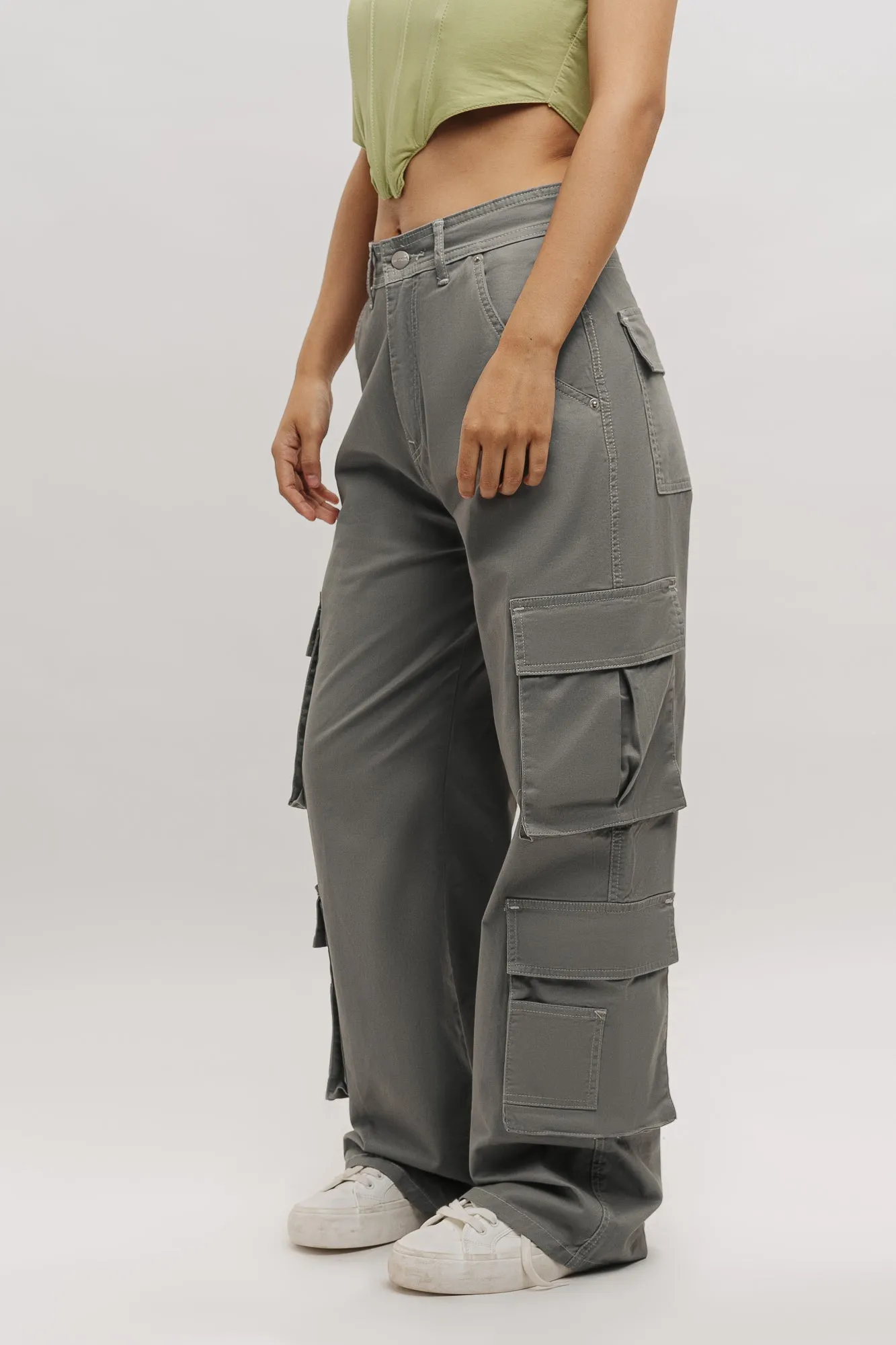 Cloud Dark Grey Cargo Pants