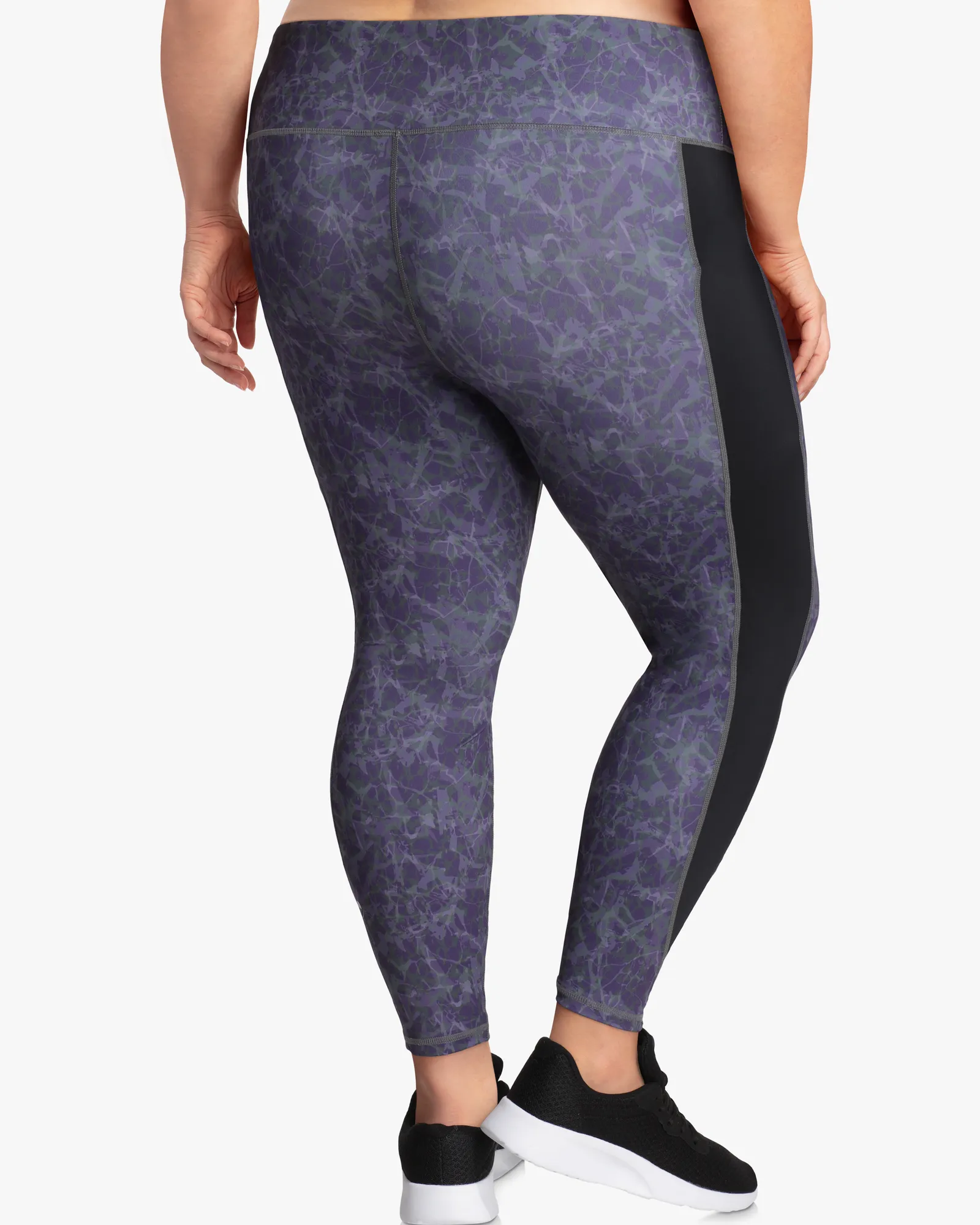 Commit Capri Leggings | Purple / Charcoal Grey