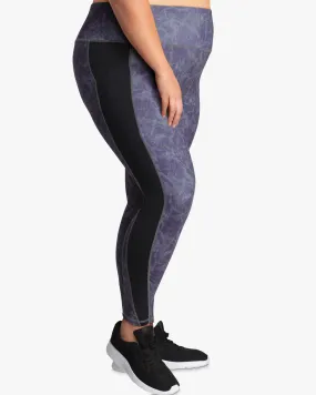 Commit Capri Leggings | Purple / Charcoal Grey