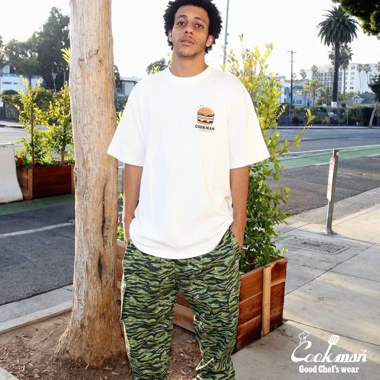 Cookman Chef Pants Cargo - Ripstop : Camo Green (Tiger)