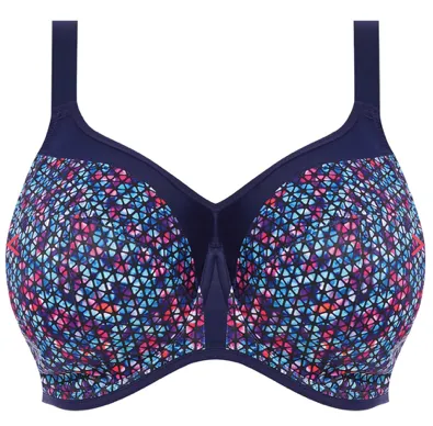 Energise EL8042 (Navy Geo) - Sports Bra w/J-Hook