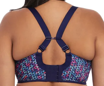 Energise EL8042 (Navy Geo) - Sports Bra w/J-Hook