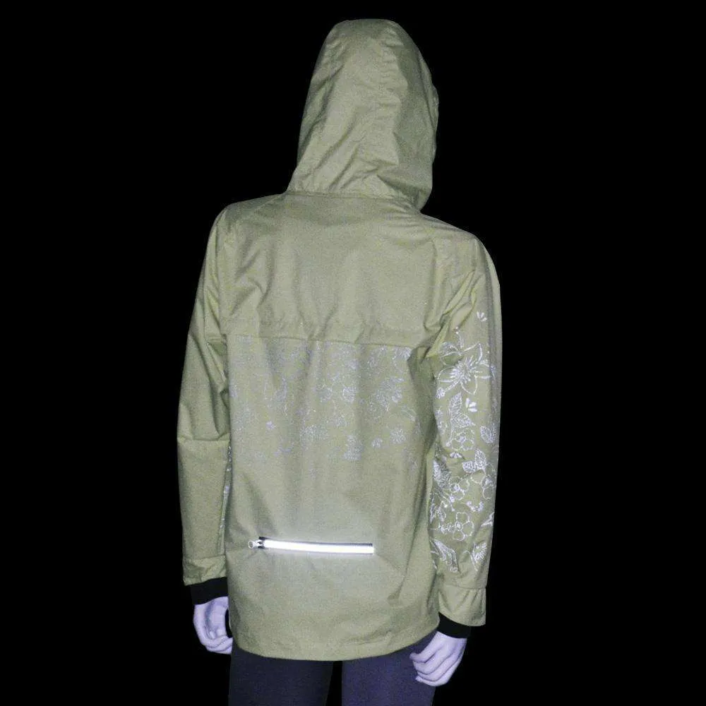 FINAL SALE: Waterproof Reflective Women's Colorado Jacket in Honeydew Floral