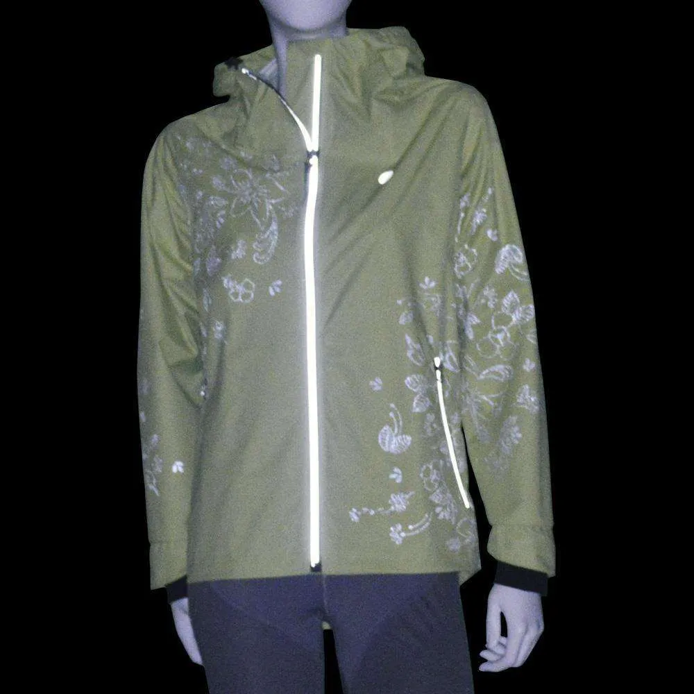 FINAL SALE: Waterproof Reflective Women's Colorado Jacket in Honeydew Floral