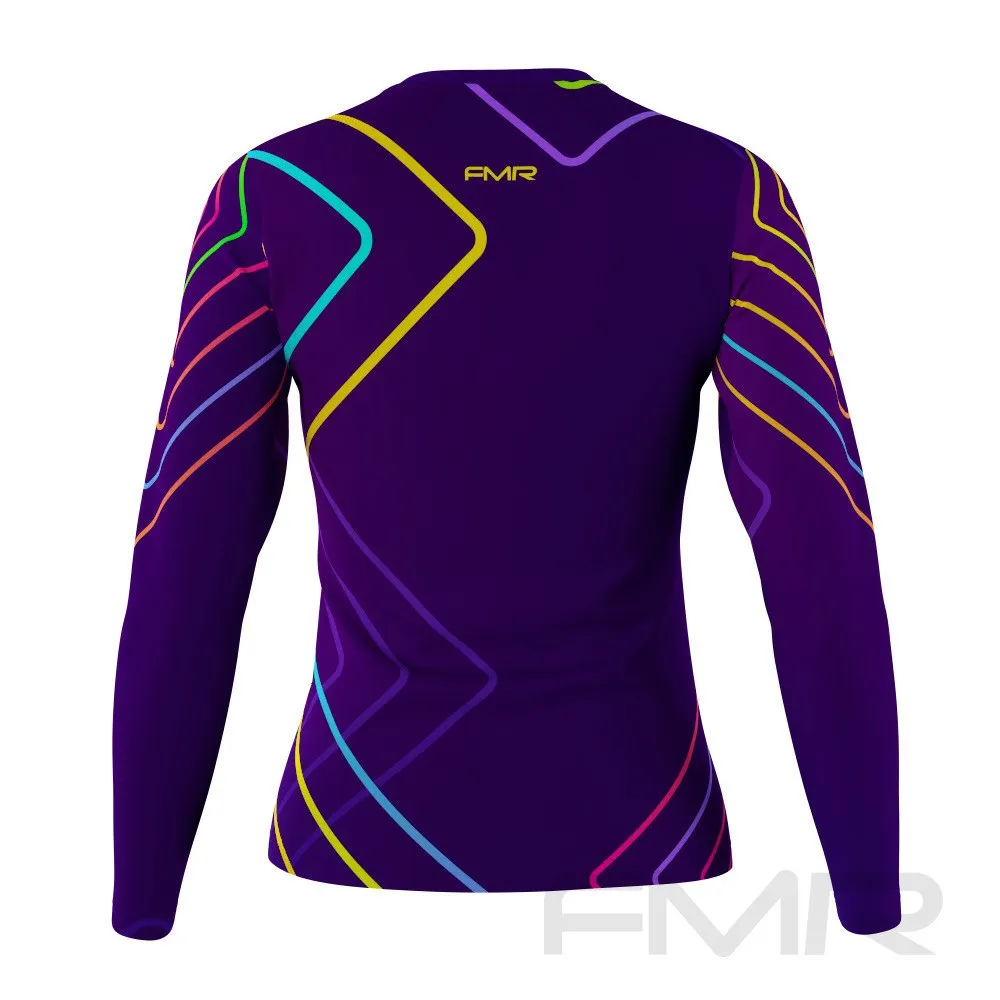 FMR Women's Neon Technical Long Sleeve Running Shirt