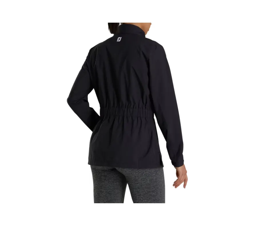 FootJoy Women's Hydrolite  Long Sleeve Rain Jacket - Black