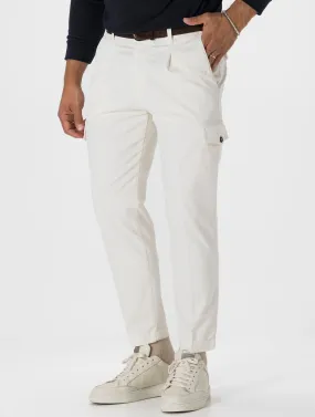 GARY CARGO PANTS IN CREAM