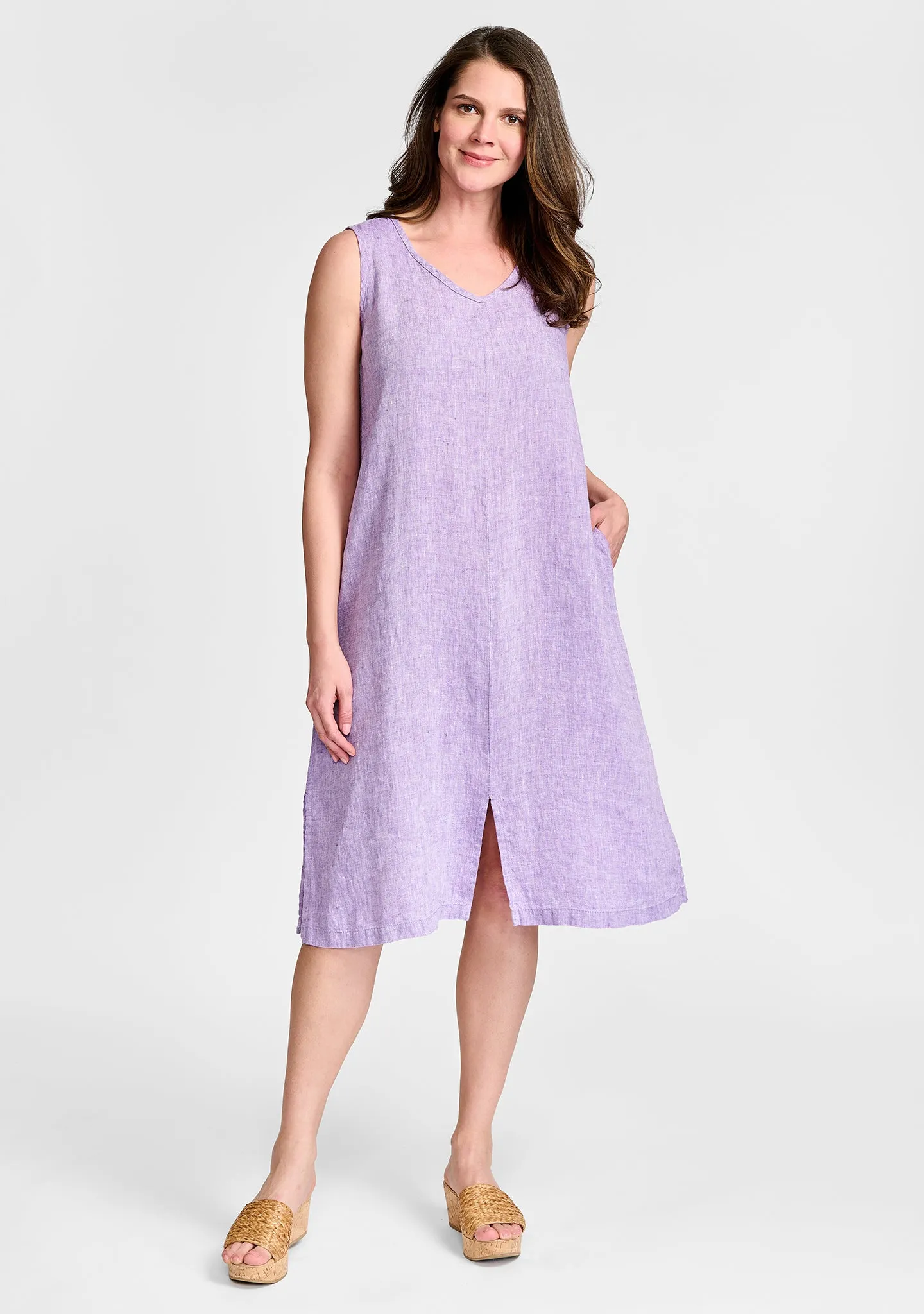 Jewel Dress - Linen Shift Dress