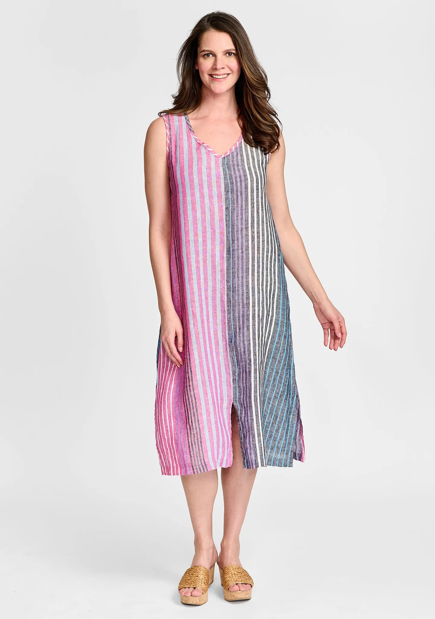 Jewel Dress - Linen Shift Dress