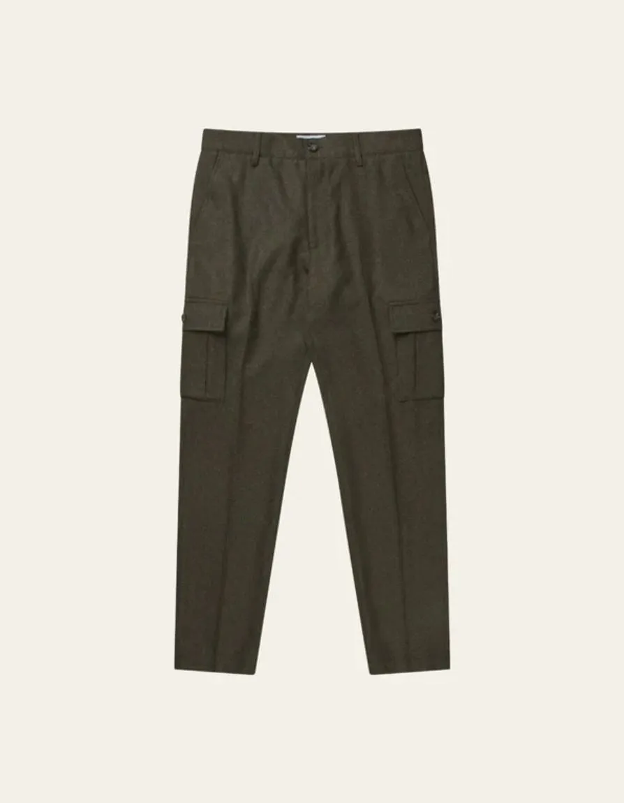 Les Deux Como Reg Wool Cargo Suit Pants