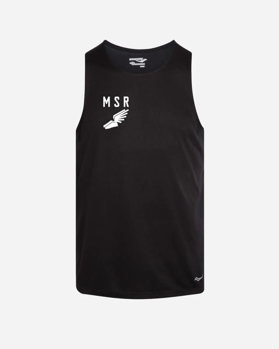 M Stopwatch Singlet - Black