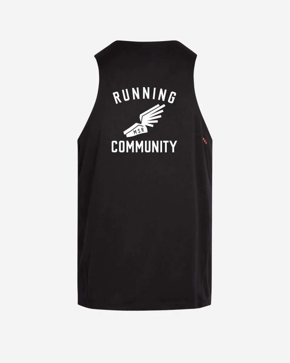 M Stopwatch Singlet - Black