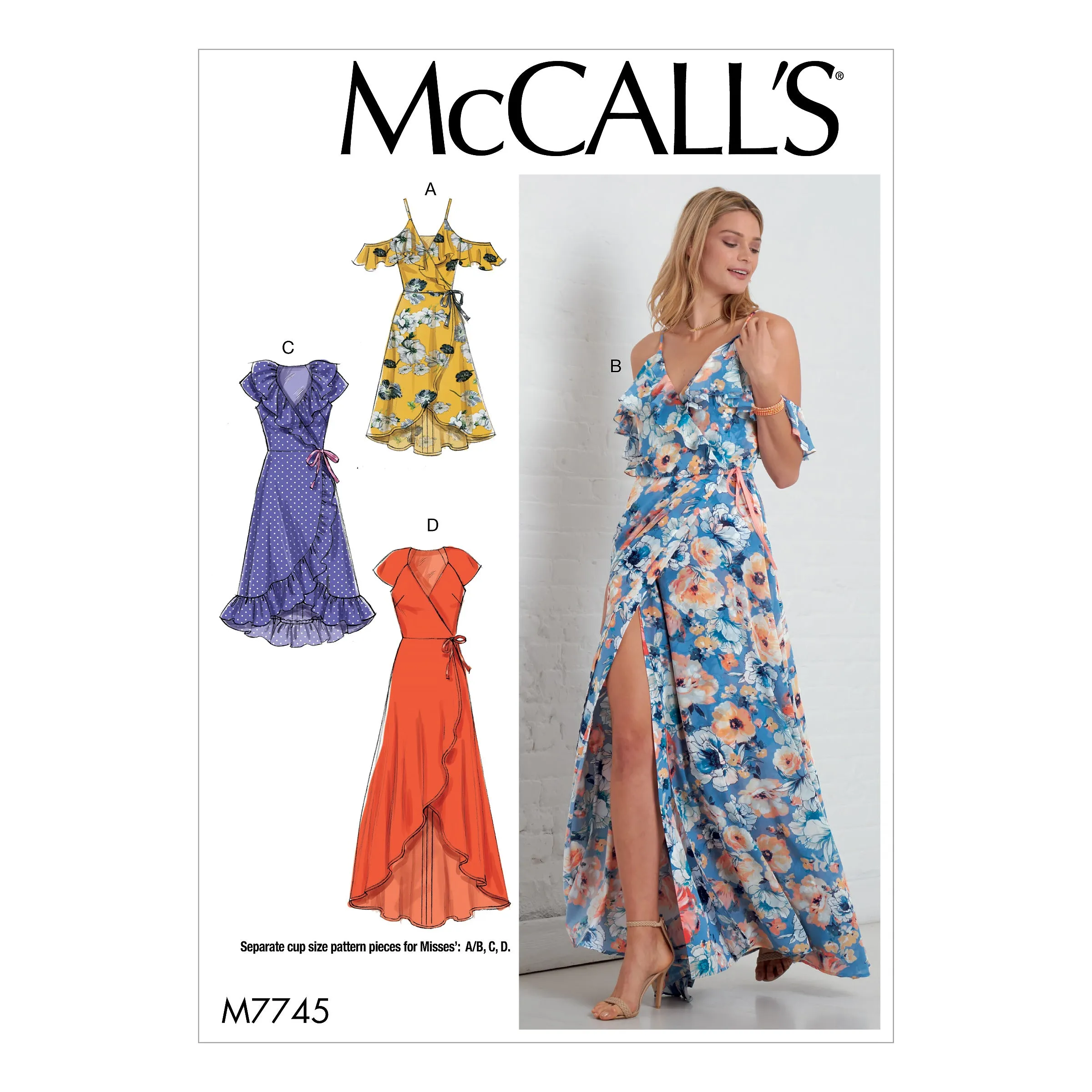 M7745 Misses' Dresses