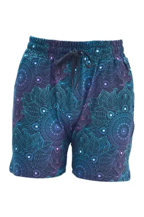 Midnight Mandala Jogger Shorts