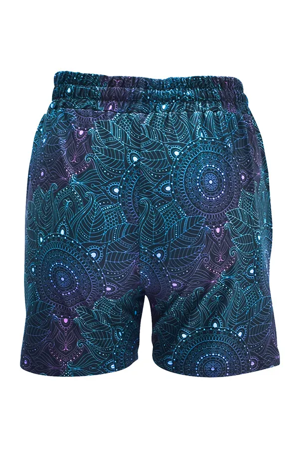 Midnight Mandala Jogger Shorts