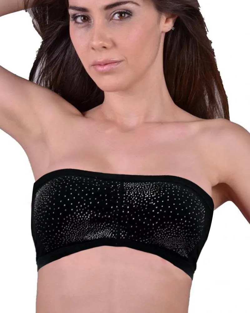 Pack of 3 - Strapless Diamond Padded Sports Bra