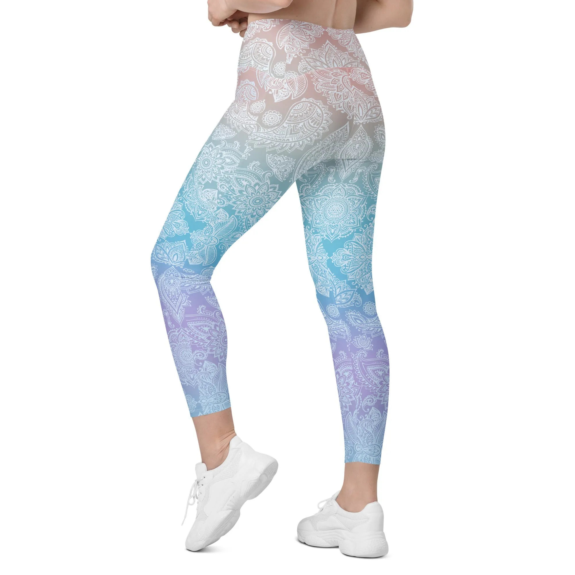 Pastel Spiritual Leggings With Pockets