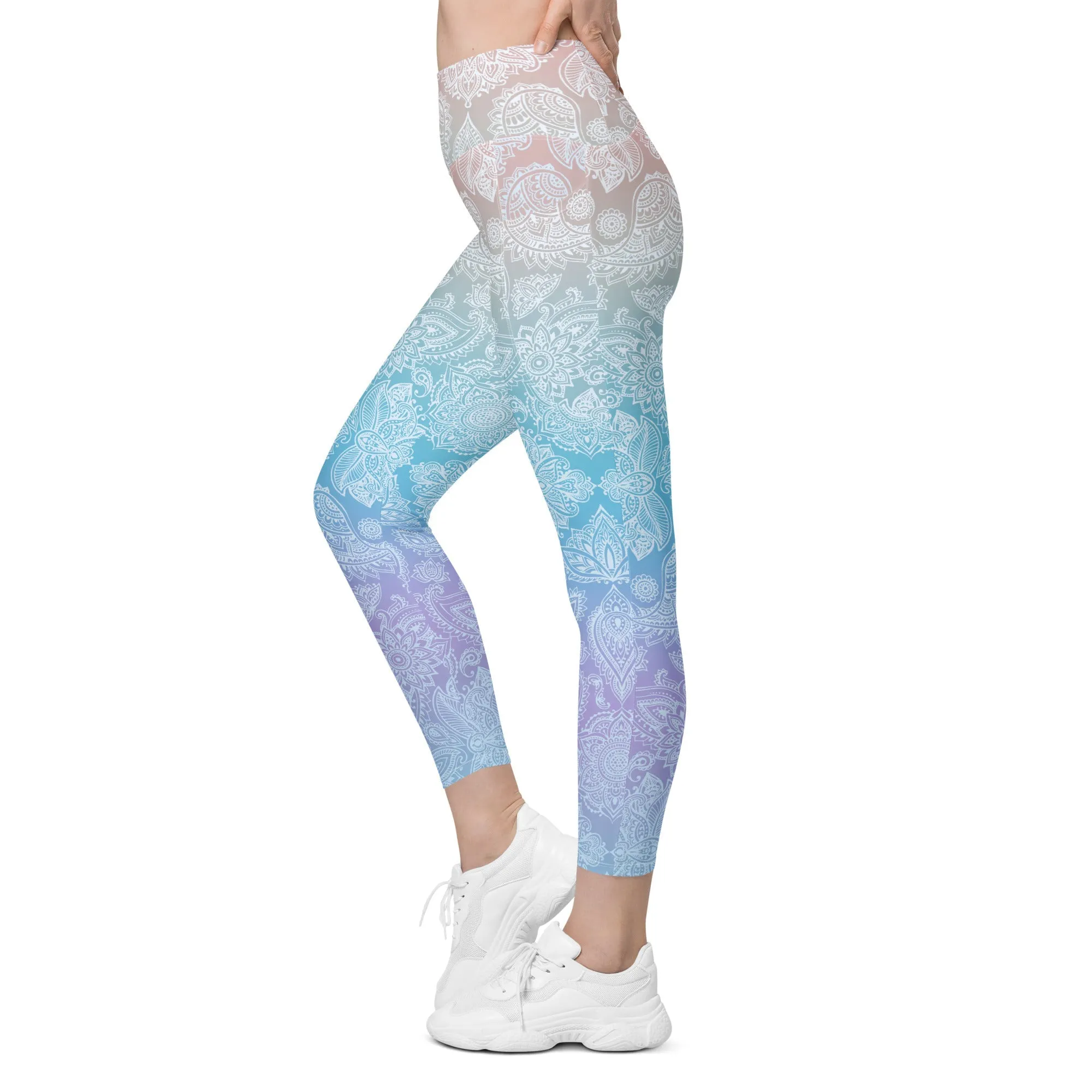 Pastel Spiritual Leggings With Pockets