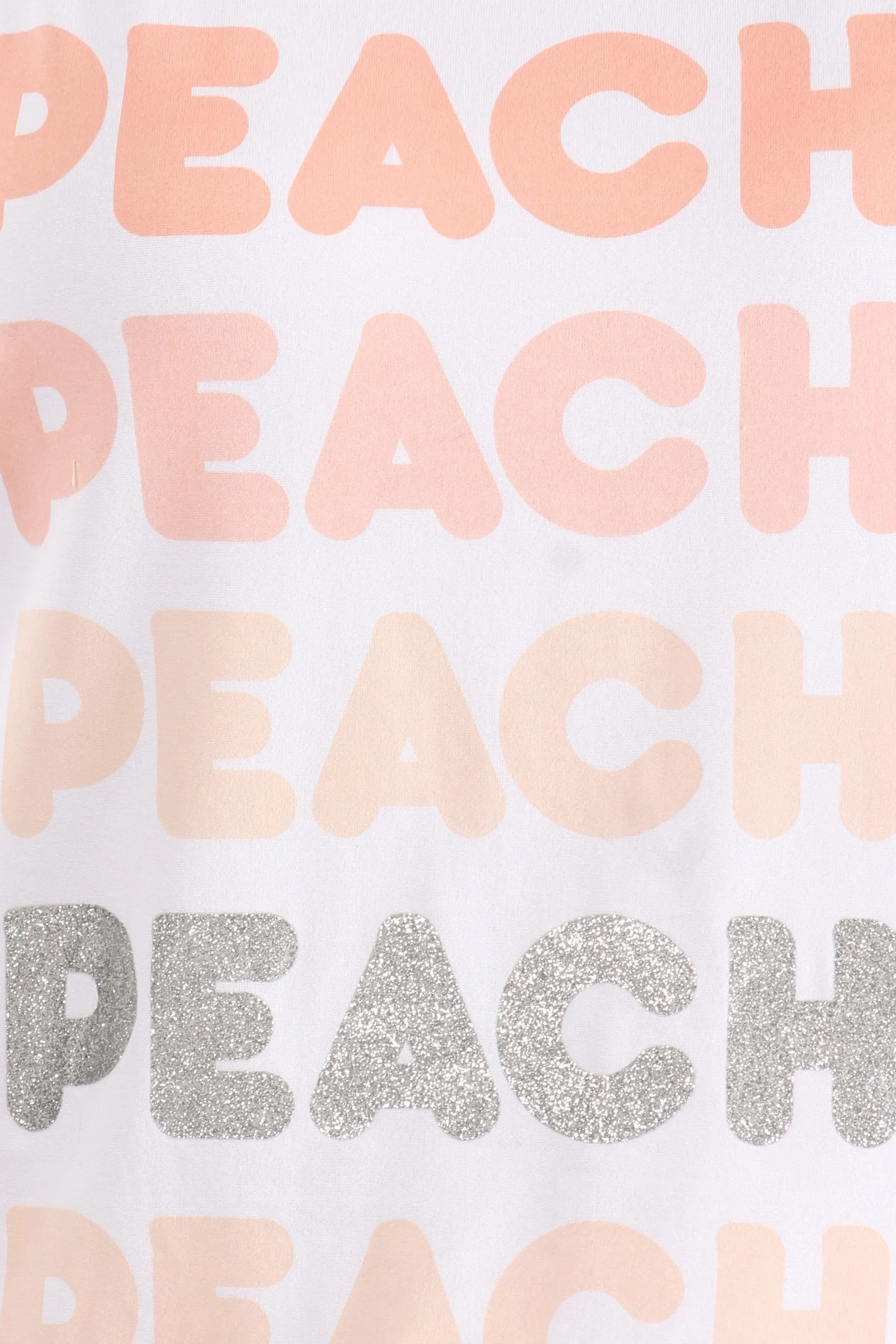 Peachy Racerback Tank and Capri Pant Pajama Set