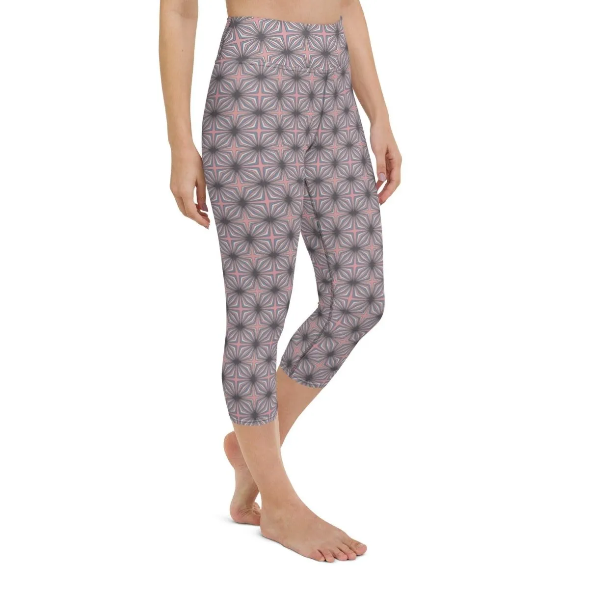 Pink Pottery Women's Capri Yoga Pants