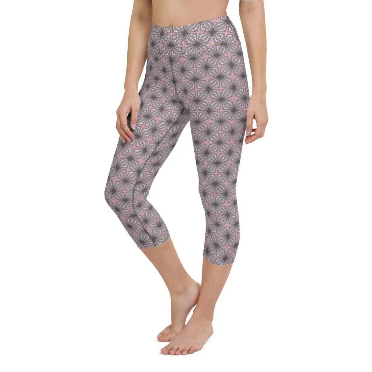 Pink Pottery Women's Capri Yoga Pants