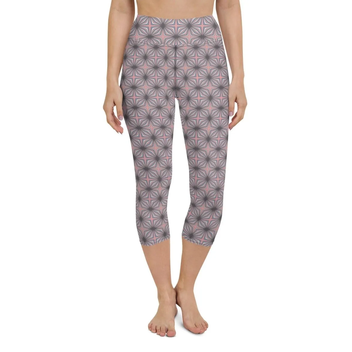 Pink Pottery Women's Capri Yoga Pants