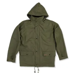 Pioneer Outdoorsman Hooded Rain Jacket, Green