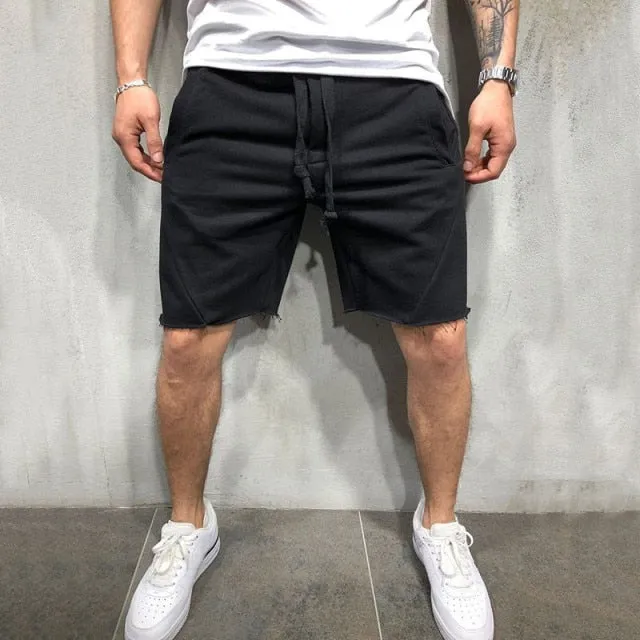 Ripped Short Jogger Pants