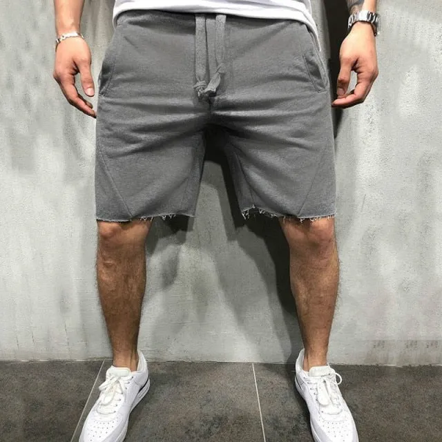 Ripped Short Jogger Pants