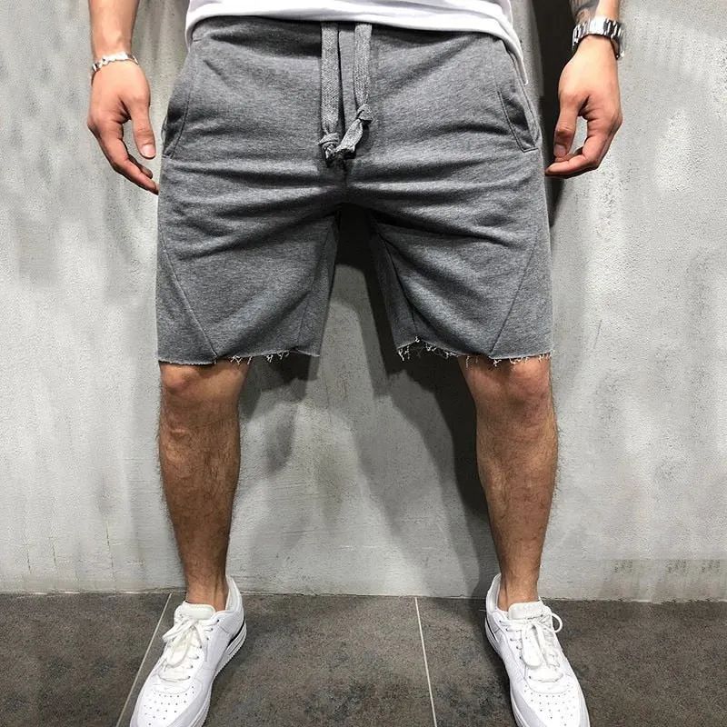 Ripped Short Jogger Pants