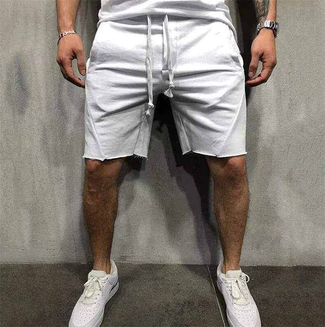 Ripped Short Jogger Pants