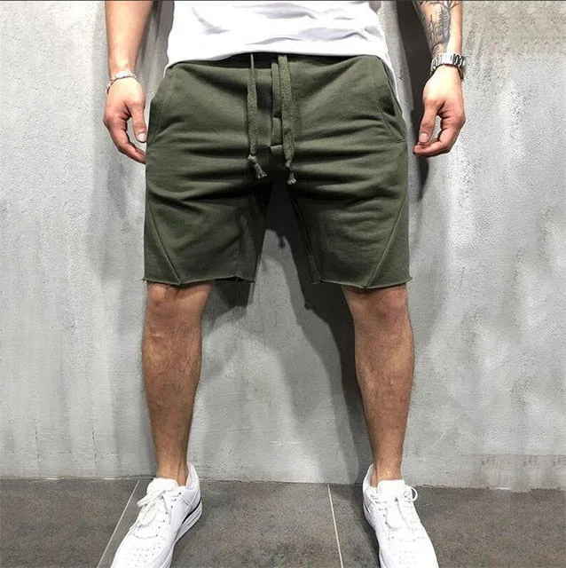 Ripped Short Jogger Pants