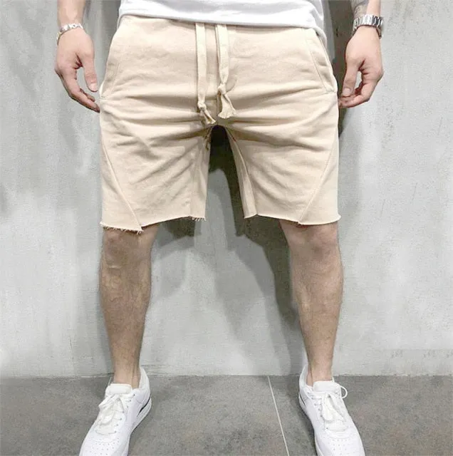 Ripped Short Jogger Pants