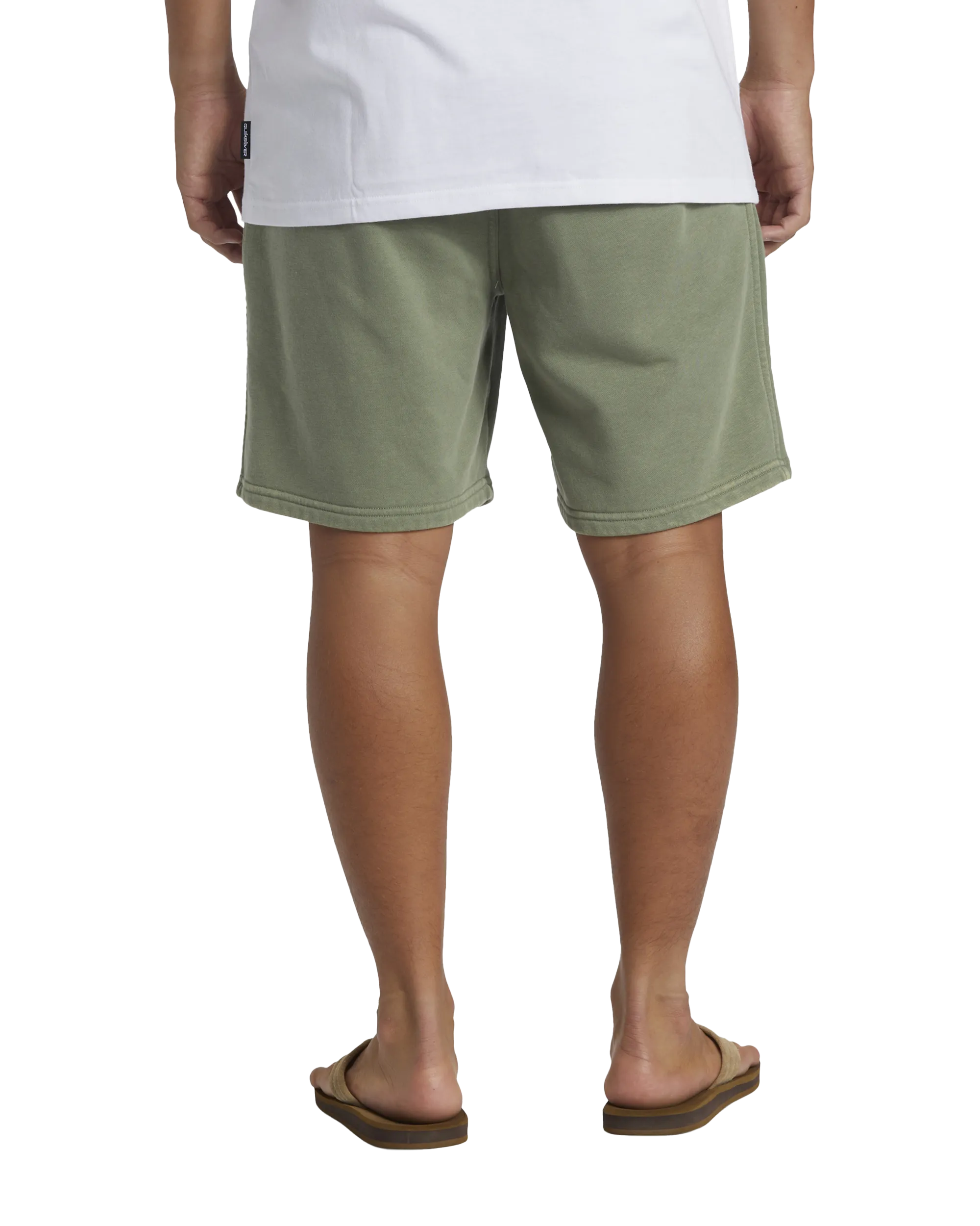 Salt Water Fleece Jogger Shorts in Sea Spray