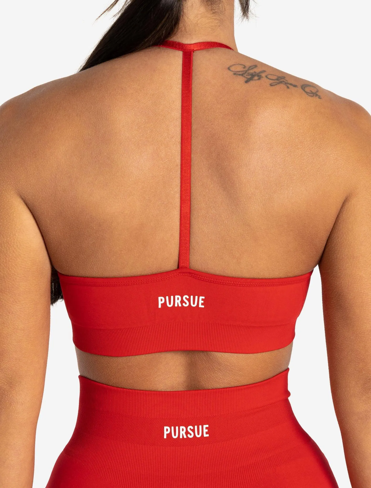 Scrunch Seamless Sports Bra - Candy Red