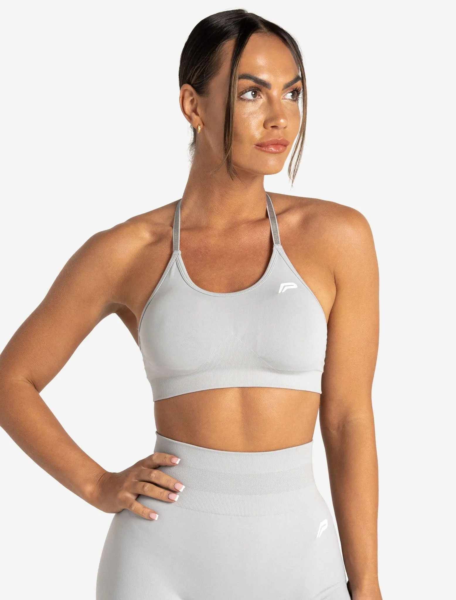 Scrunch Seamless Sports Bra - Grey