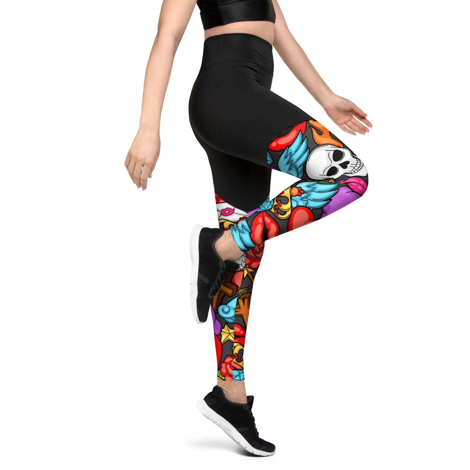 Skulls Compression Leggings