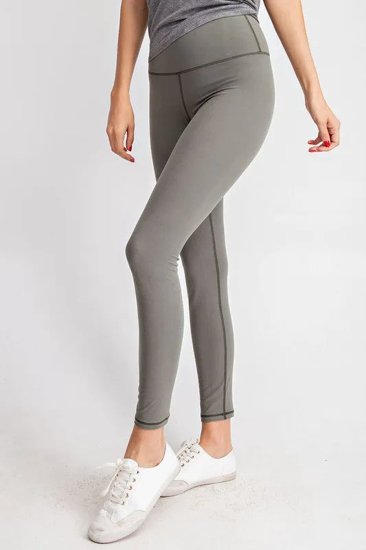 *SMOOTH LIKE BUTTER LEGGINGS DUSTY SAGE