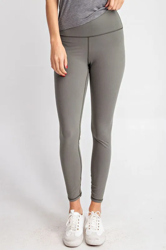 *SMOOTH LIKE BUTTER LEGGINGS DUSTY SAGE