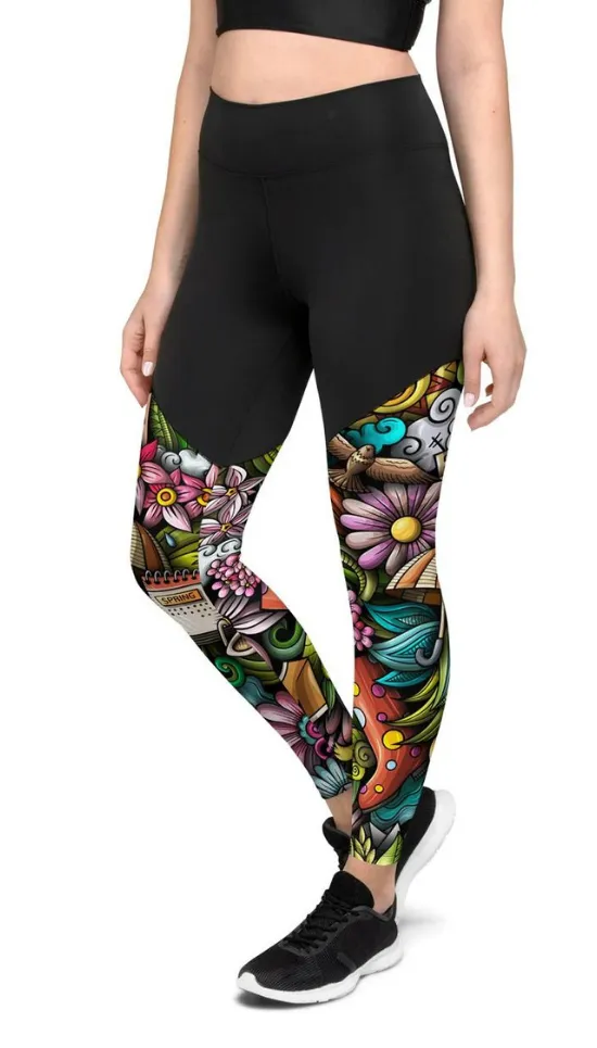 Springtime Compression Leggings