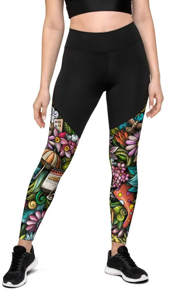 Springtime Compression Leggings