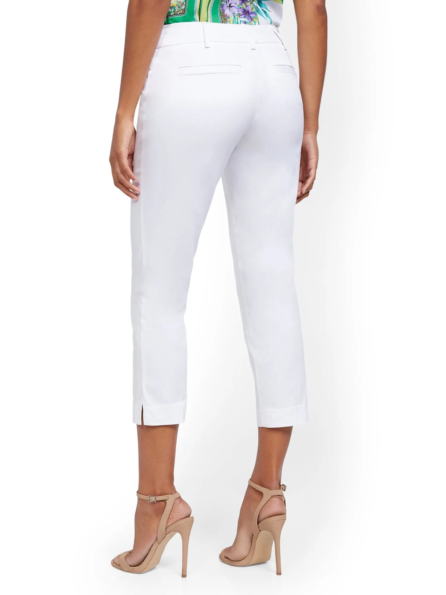 Tall White Capri Pant - 7th Avenue