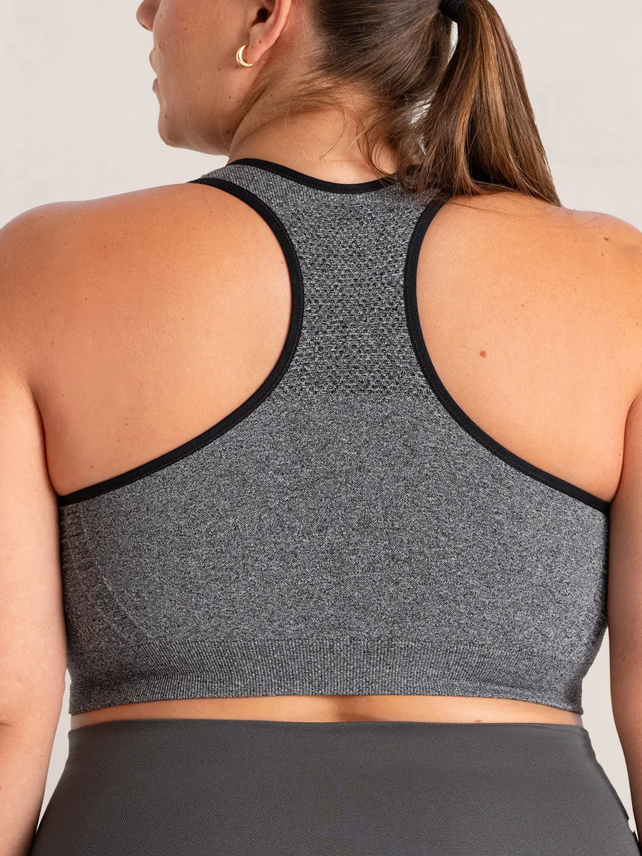 Truekind® 3-Pack Seamless Racerback Sports Bra