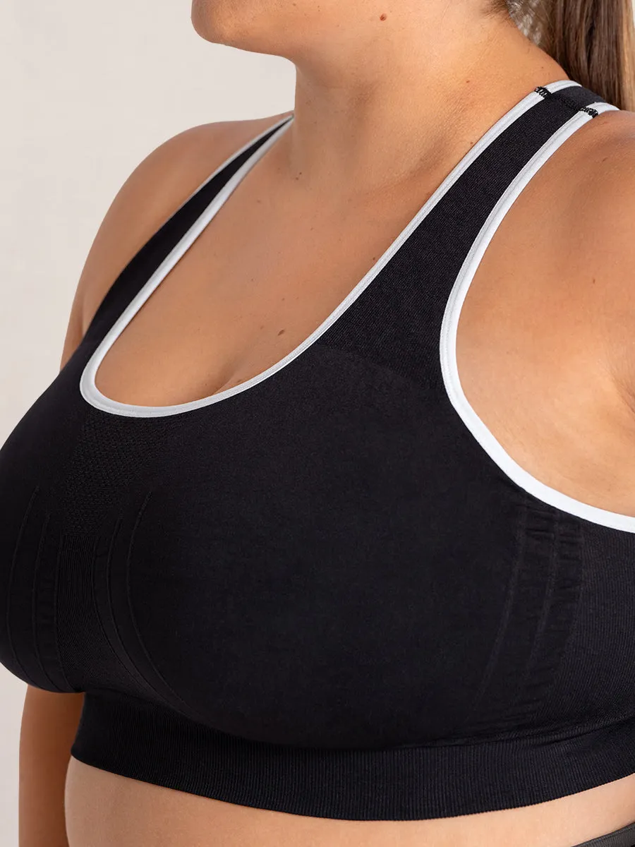 Truekind® 3-Pack Seamless Racerback Sports Bra