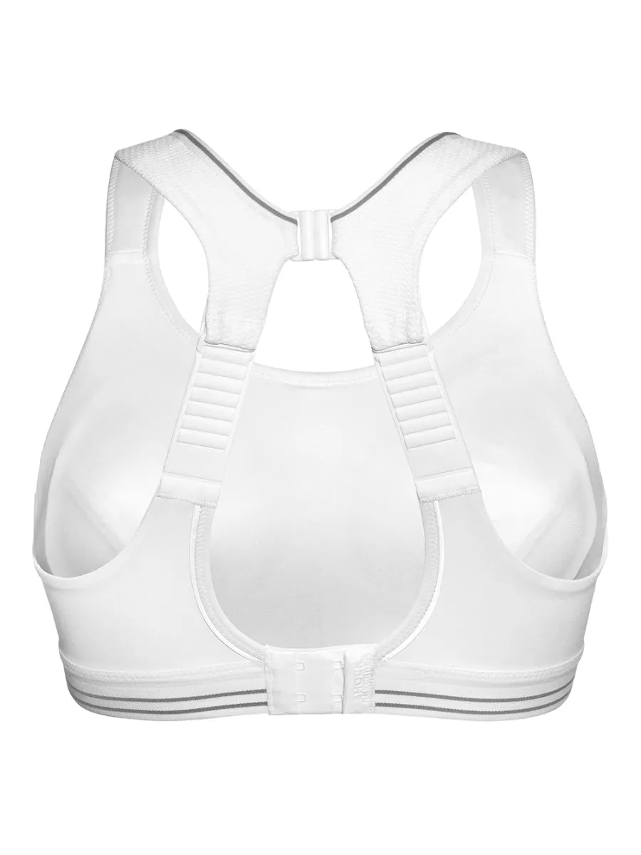 Ultimate Run Sports Bra - White/Silver